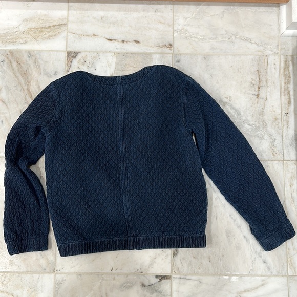 Eileen Fisher denim blue quilted jacket PS - Picture 3 of 6